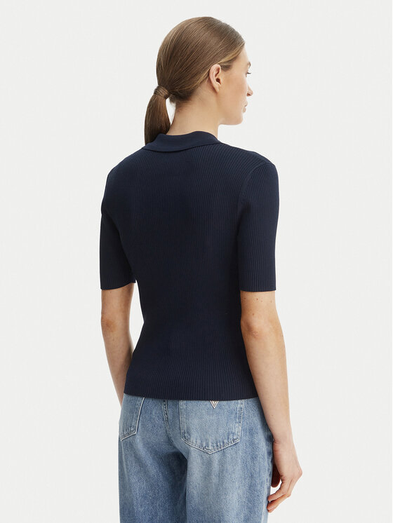 MICHAEL Michael Kors MICHAEL Michael Kors Bluza MS661FZ5ZV Mornarsko modra Slim Fit