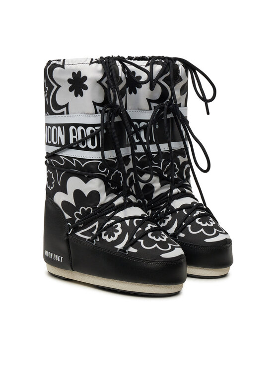 Moon Boot Moon Boot Μπότες Χιονιού Mb Icon Flower 80D1402940 Μαύρο