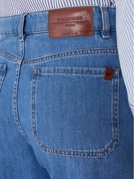 Weekend Max Mara Weekend Max Mara Džinsai Vega 2615181041 Mėlyna Wide Leg