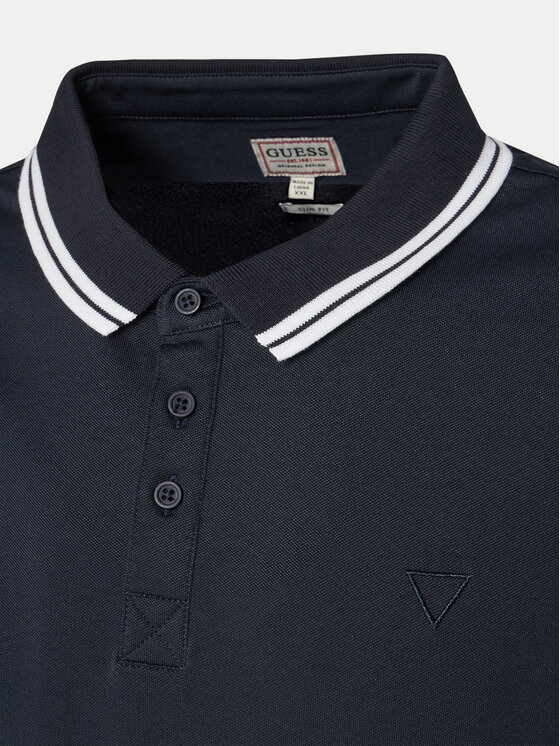 Guess Guess Tričko M2GP34 KARS0 Tmavomodrá Regular Fit
