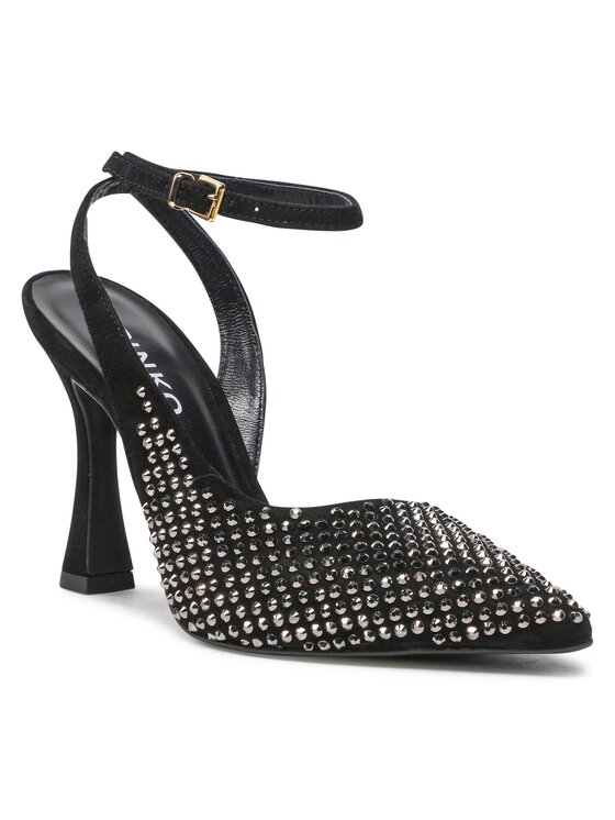 PINKO PINKO Pantofi cu toc subțire Lisette Slingback PE 23 BLKS1 100566 A0N6 Negru