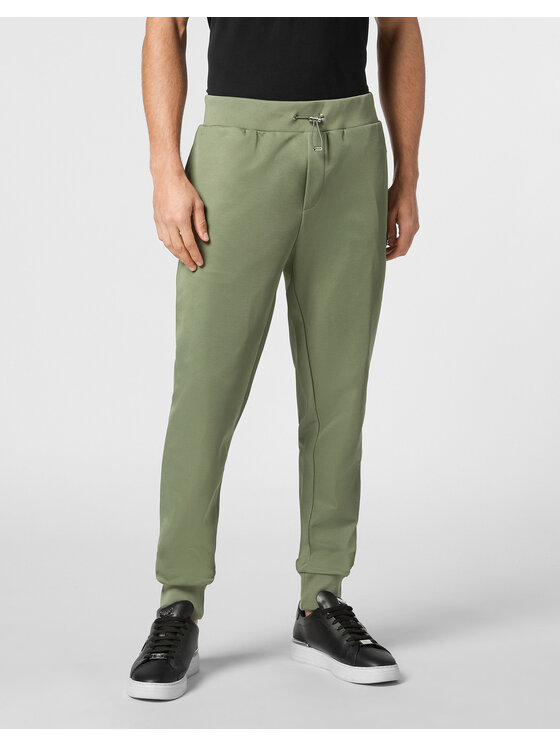 PHILIPP PLEIN PHILIPP PLEIN Joggers kalhoty 9577 Zelená Jogger Fit