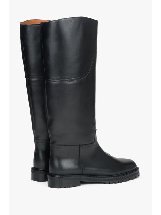 Estro Estro Kozačky ER00116211 Černá