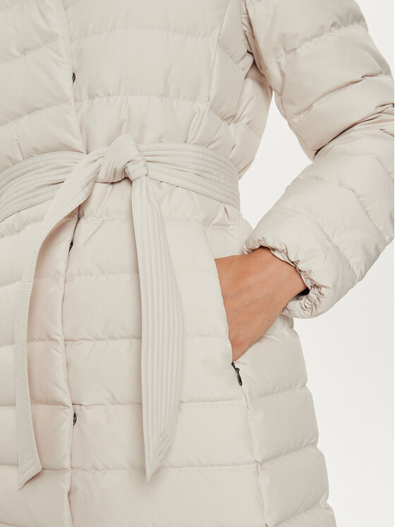 Geox Geox Vatovaná bunda Catria W4626N T3156 F1723 Béžová Regular Fit