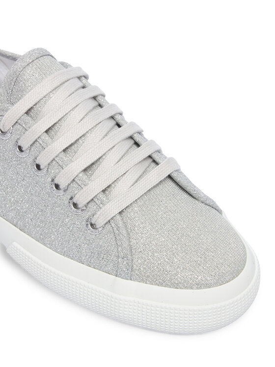 Superga Superga Tenisówki 3750 Jersey Lame Leggera Low Top S4135ZW Srebrny