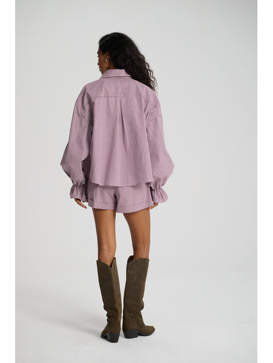 Le Songe Le Songe Koszula MERY CHERRY Fioletowy Oversize