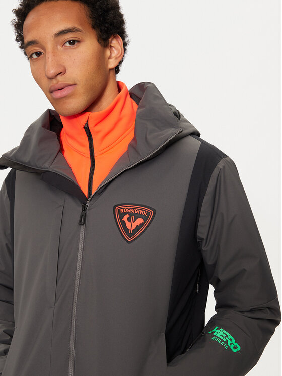 Rossignol Rossignol Kurtka narciarska Hero Velika RLNMJ18 Szary Regular Fit