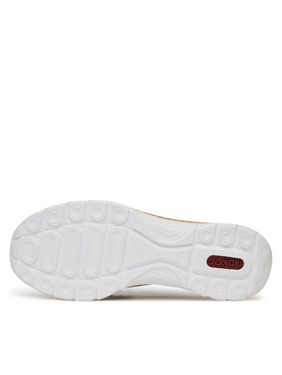 Rieker Rieker Sneakersy N42P6-62 Beżowy