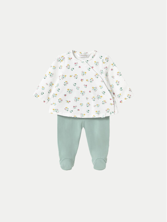Mayoral Sada top a polodupačky 1588 Zelená Regular Fit