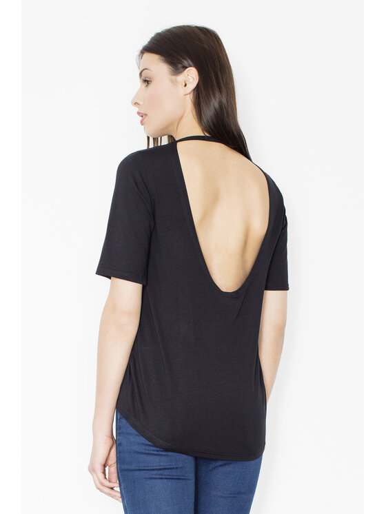 FIGL FIGL Halenka M436 Černá Regular Fit