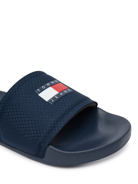 Tommy Jeans Tommy Jeans Iešļūcenes Tjm Pool Slide EM0EM01673 Tumši zils