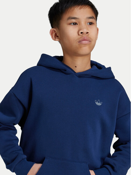 adidas adidas Majica dugih rukava Graphic IX6843 Tamnoplava Relaxed Fit