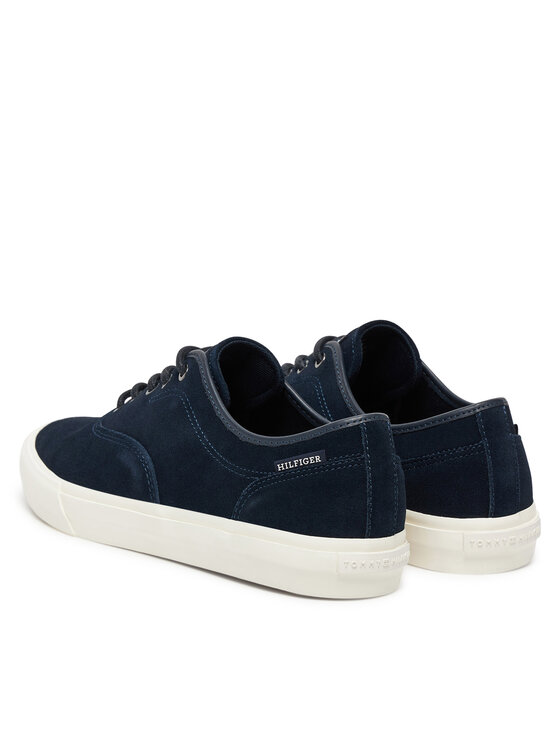 Tommy Hilfiger Tommy Hilfiger Tenisówki Hi Vulc Low Oxford Suede FM0FM05401 Granatowy