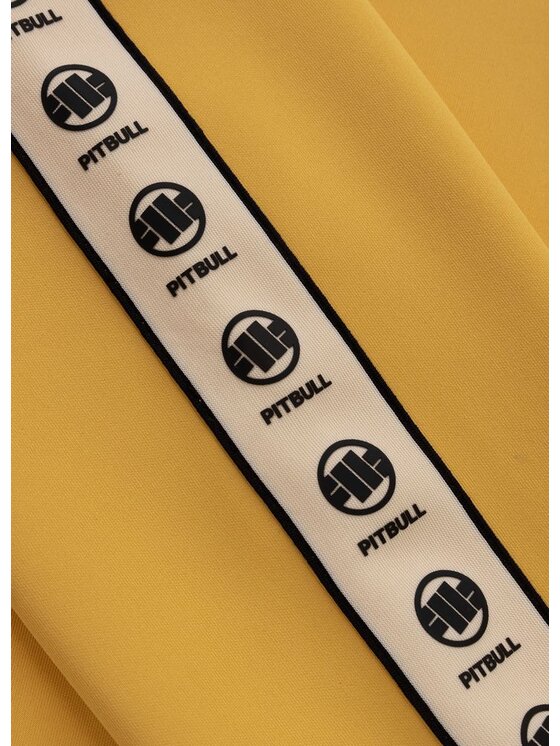 PITBULL PITBULL Bluza POWERS Żółty Regular Fit