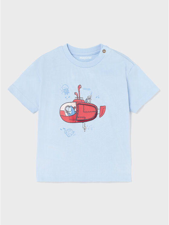 Mayoral Mayoral T-särk 1029 Sinine Regular Fit