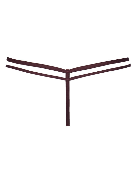 Hunkemöller Hunkemöller Stringi 302380 Bordowy