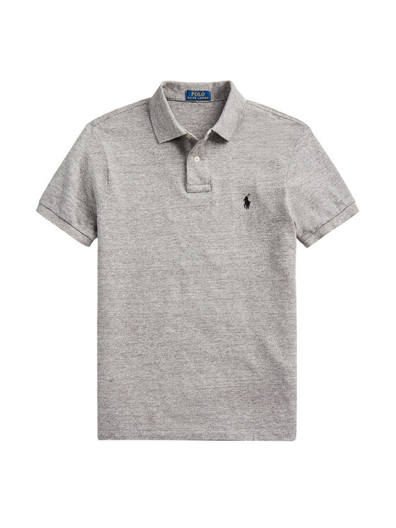Polo Ralph Lauren Polo Ralph Lauren Polokošeľa 710548797011 Sivá Slim Fit