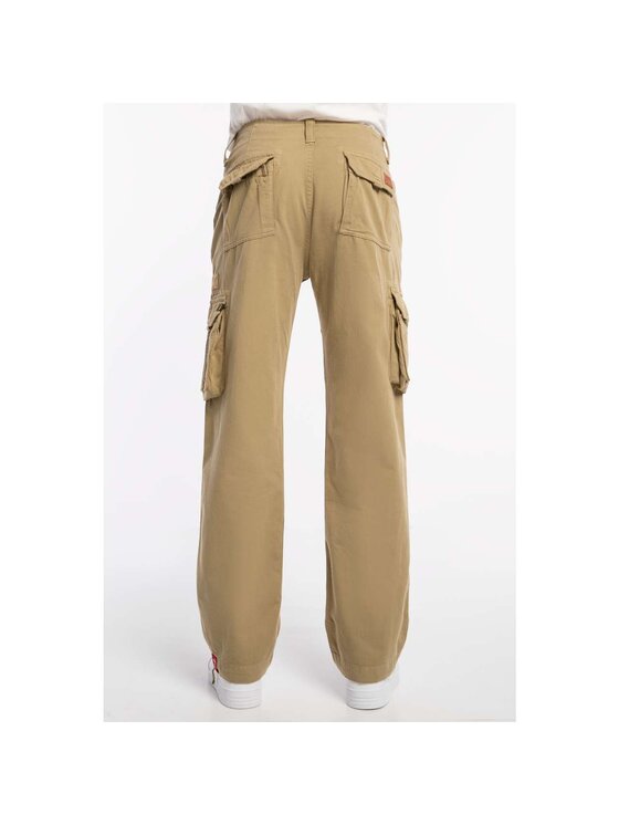 Alpha Industries Alpha Industries Spodnie dresowe Jet Pant 101212-82 Beżowy Classic Fit