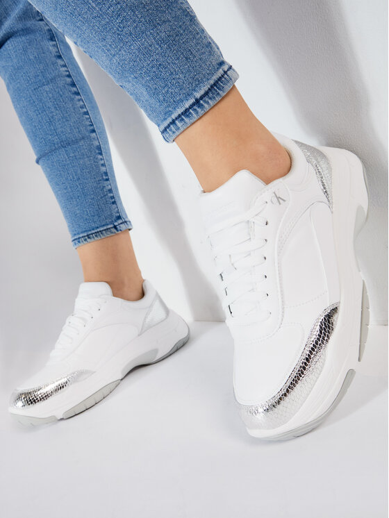 calvin klein chunky sole lace up sneaker