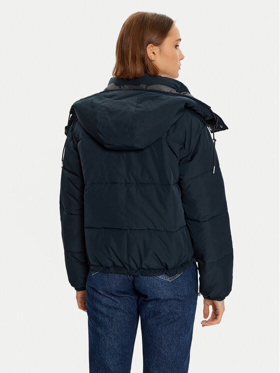 Lee Lee Pehelykabát 112355162 Fekete Relaxed Fit