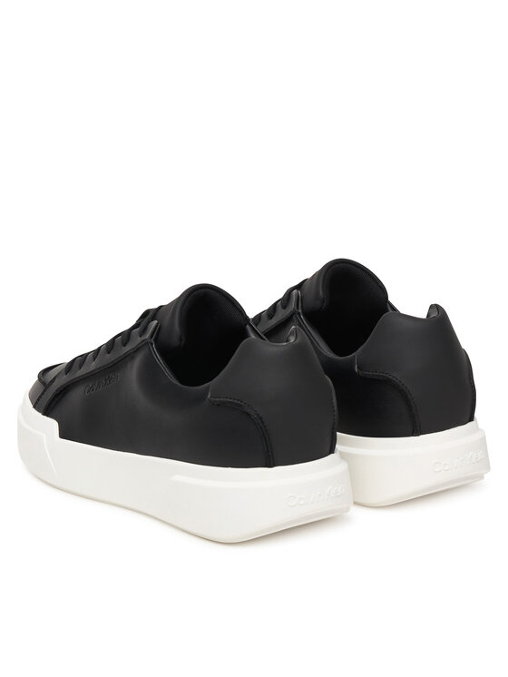 Calvin Klein Calvin Klein Sneakers Chunky Cupsole Lace Up Lth Pinch YM0YM01454 Negru