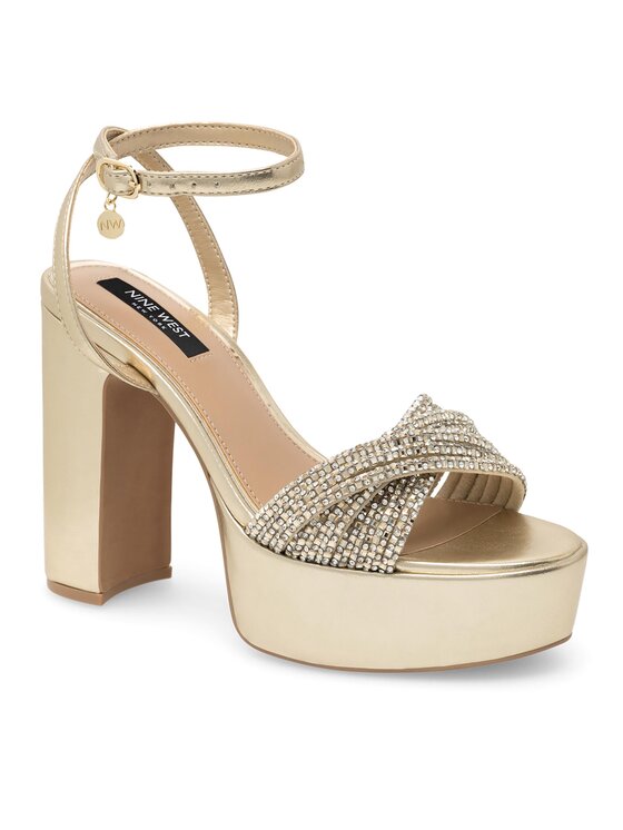 Nine West Nine West Sandały WFA2736-1 Złoty