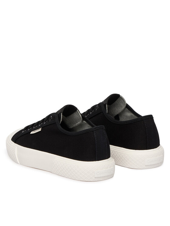 Calvin Klein Calvin Klein Plátěnky Vulc Low Lace Up Canvas HW0HW02975 Černá