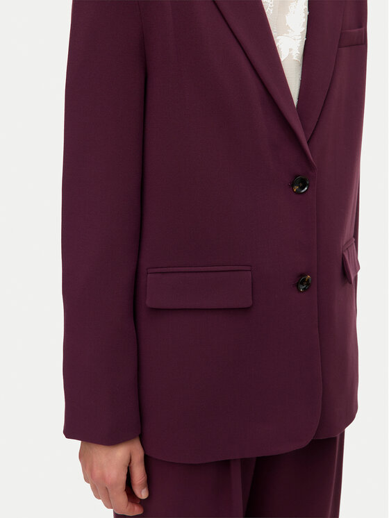 Vero Moda Vero Moda Marynarka Michell 10336375 Fioletowy Oversize