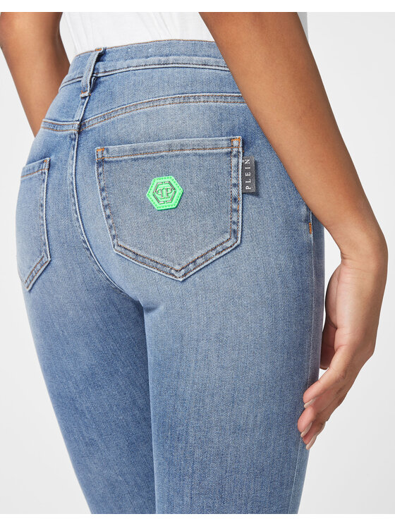 PHILIPP PLEIN PHILIPP PLEIN Jeansy 1715 Světle modrá Regular Fit