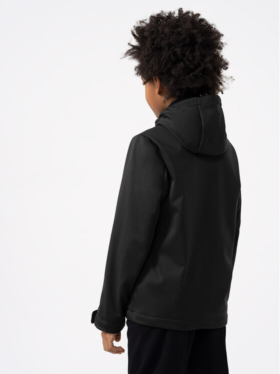 4F 4F Striukė softshell 4FJAW23TSOFM149 Juoda Regular Fit