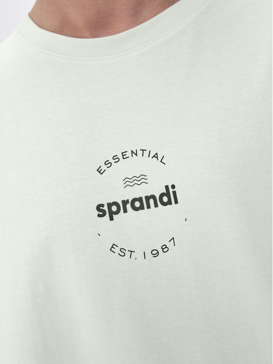Sprandi Sprandi T-Shirt SP22-TSM002 Zielony Regular Fit