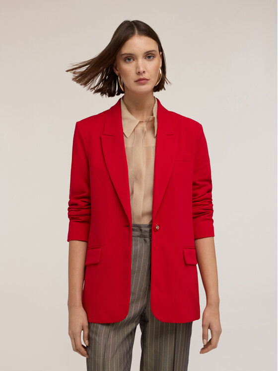 Motivi Motivi Giacca outdoor Q024W000037N016 Rosso Regular Fit