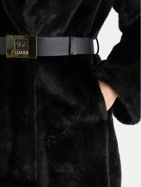 Gaudi Gaudi Krzno 521FD39003 Crna Regular Fit