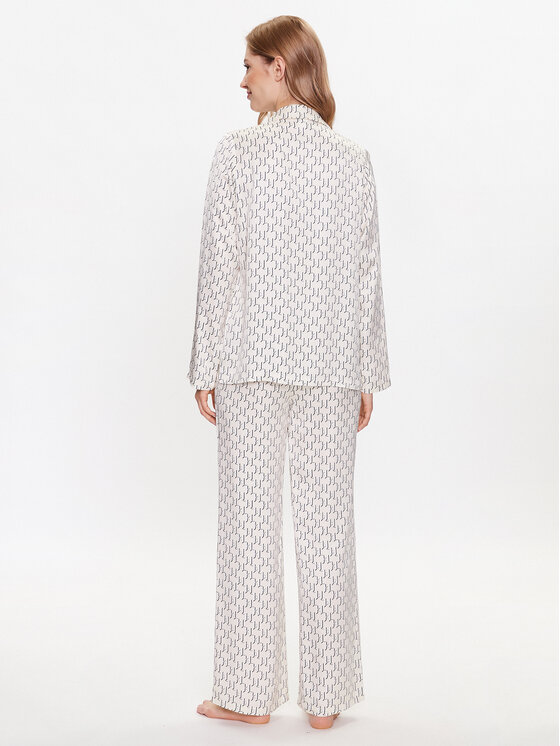 KARL LAGERFELD KARL LAGERFELD Piżama 225W2133 Biały Regular Fit