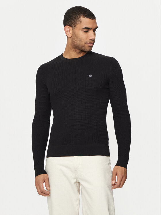 Calvin Klein Calvin Klein Pullover K10K113031 Schwarz Regular Fit