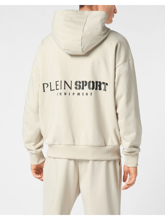 Plein Sport Plein Sport Bluza 22435 Beżowy Regular Fit