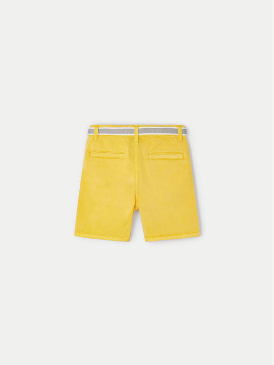 Mayoral Mayoral Шорти от плат 3275 Жълт Regular Fit