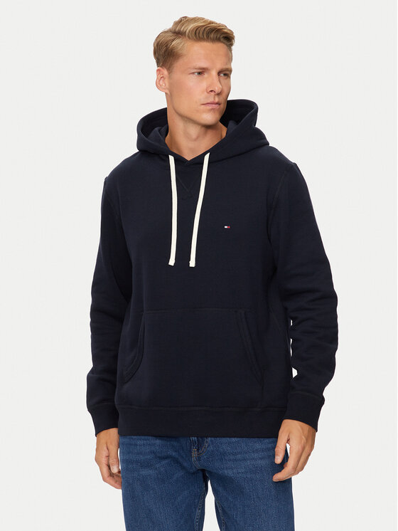 Tommy Hilfiger Tommy Hilfiger Pulóver Essential MW0MW37230 Sötétkék Regular Fit