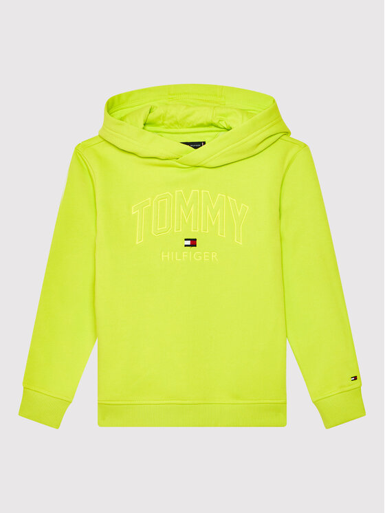 tommy hilfiger neon hoodie