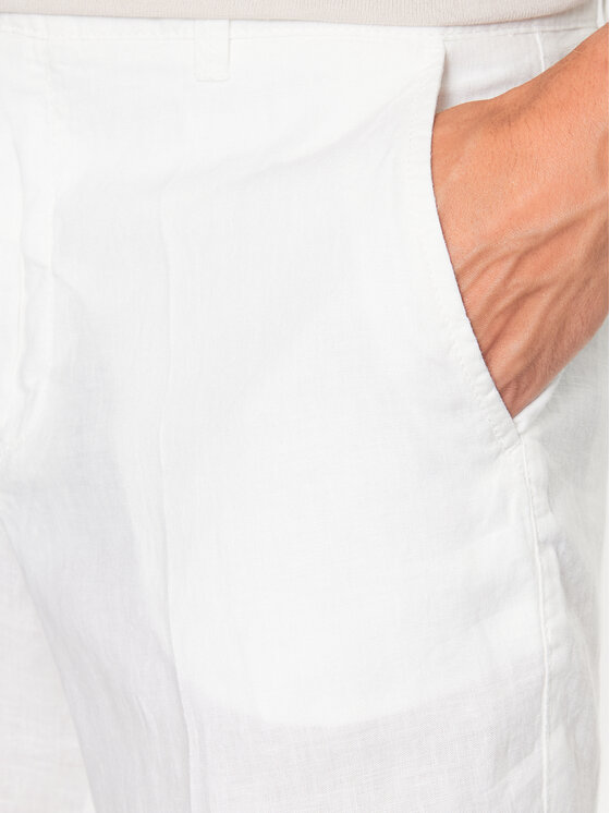 United Colors Of Benetton United Colors Of Benetton Auduma šorti 4AGH59548 Écru Regular Fit