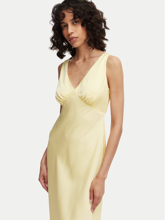 French Connection French Connection Коктейльна сукня Bernice 719F8 Світло-жовтий Regular Fit