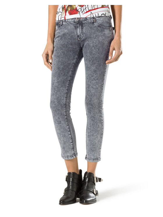 PHILIPP PLEIN PHILIPP PLEIN Džínsy 30764 Sivá Straight Fit