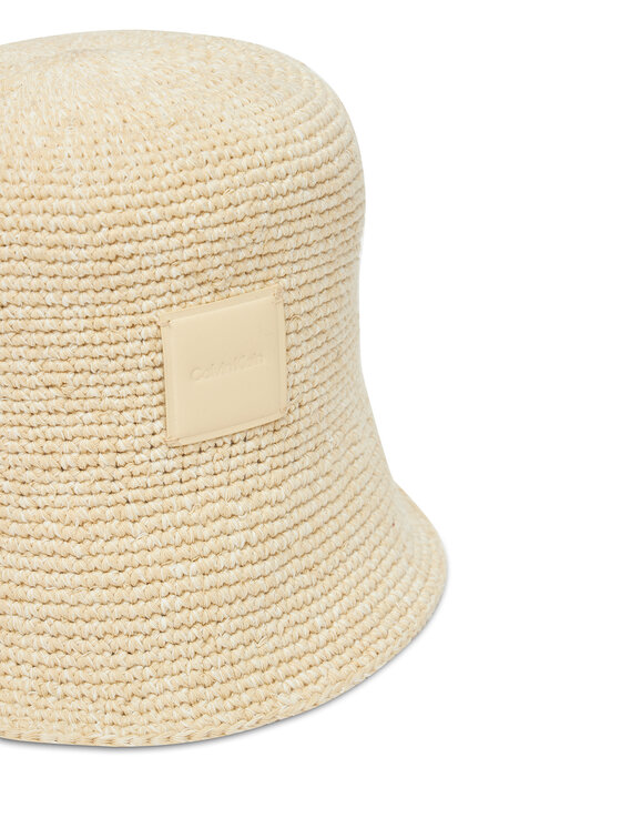 Calvin Klein Calvin Klein Hut Crochet Bucket LV04K5064G Beige