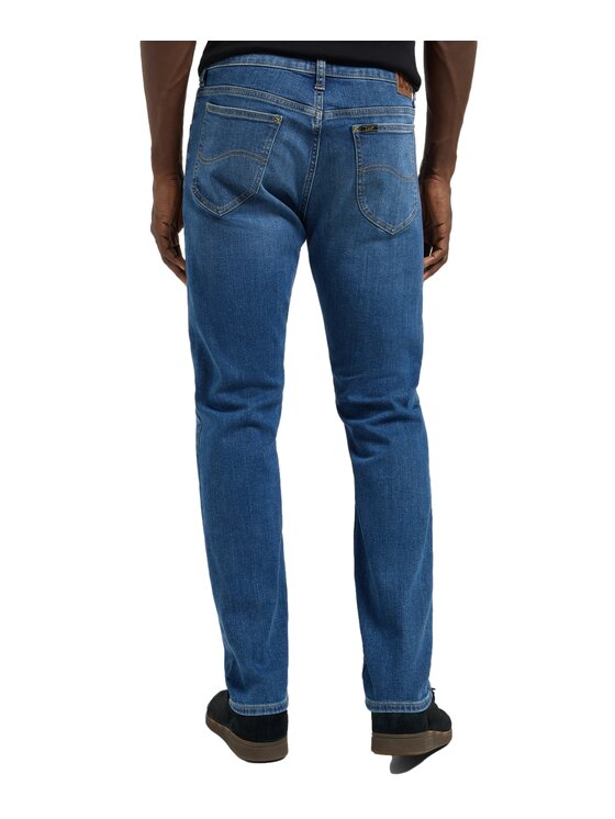 Lee Lee Jeansy 112370590 Niebieski Slim Fit