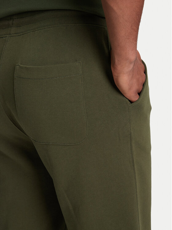 United Colors Of Benetton United Colors Of Benetton Spodnji del trenirke 342ZUF01B Zelena Regular Fit