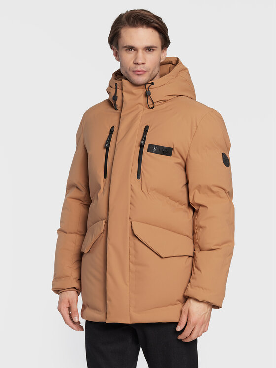North Sails Μπουφάν χειμωνιάτικο MASERATI Pacifico 450124 Καφέ Regular Fit
