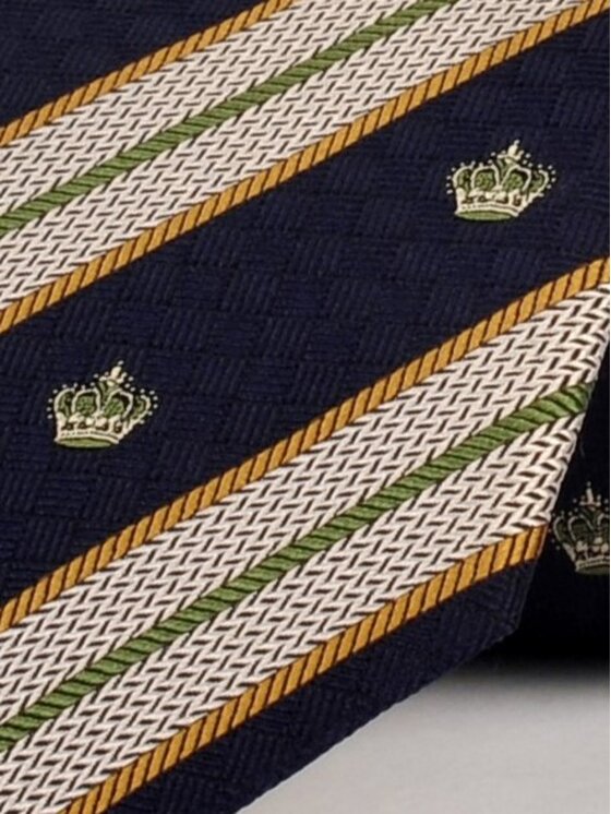 ELSNER ELSNER Cravatta A1933 Heraldyk Blu scuro