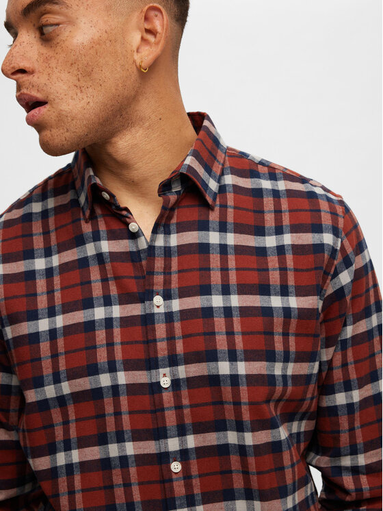 Selected Homme Selected Homme Cămașă 16091358 Colorat Slim Fit