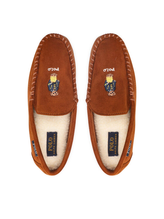 Polo Ralph Lauren Polo Ralph Lauren Παντόφλες Σπιτιού Declan Bear RF103260 Καφέ