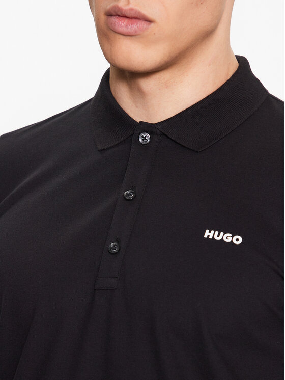 HUGO Hugo Polo 50470547 Czarny Slim Fit